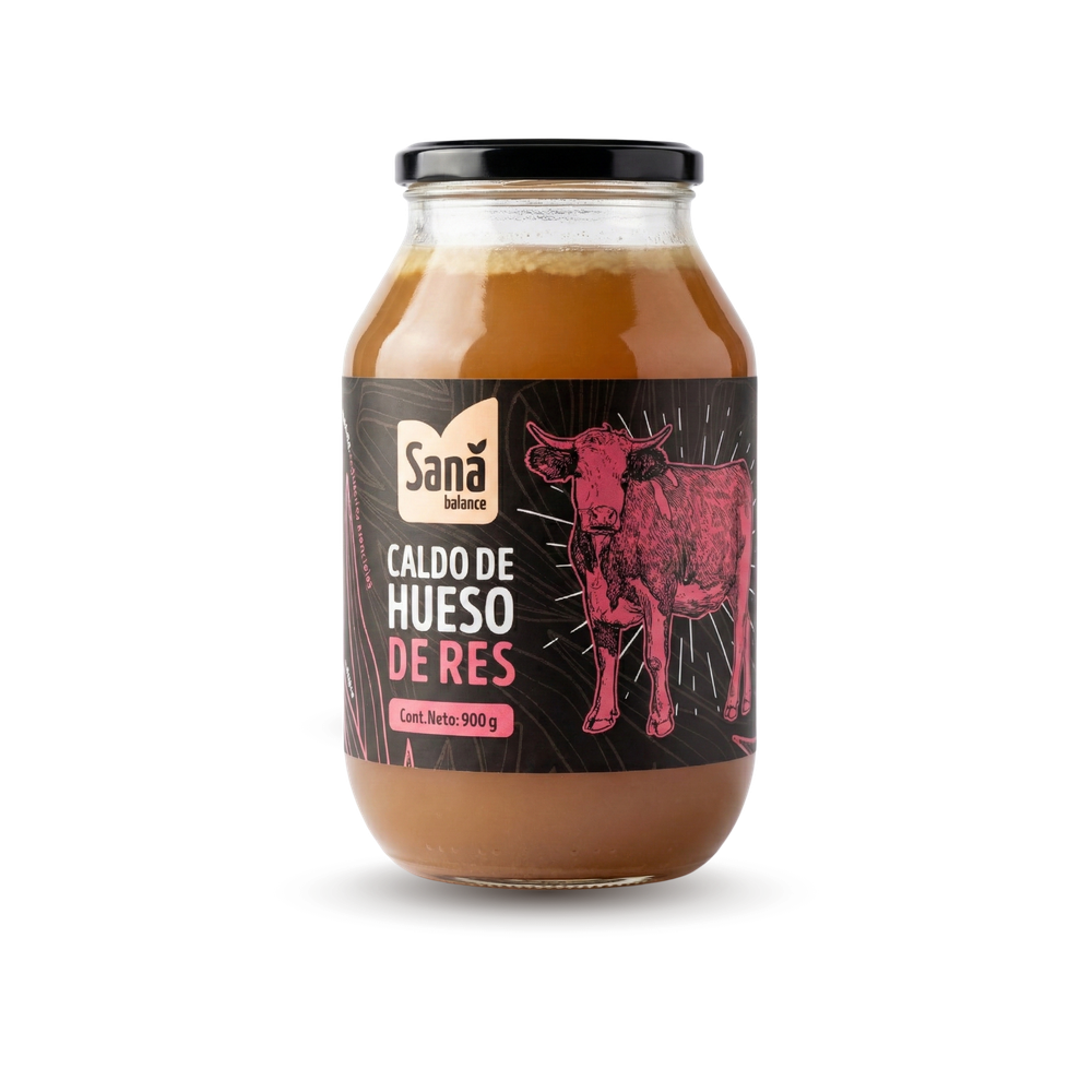 Frasco de caldo de hueso de res de Sana Balance®